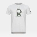 Everyday Graphic Tee Light Grey Melange / Millitary Go Camping