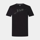 Hiking Tee Jet Black Melange / Celadan Green