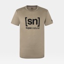 Logo Tee Caviar Melange / Caviar