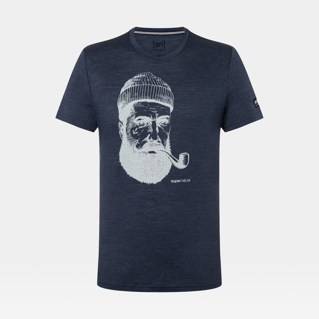 Sailor Tee Blue Iris Melange / Light Grey Sailor