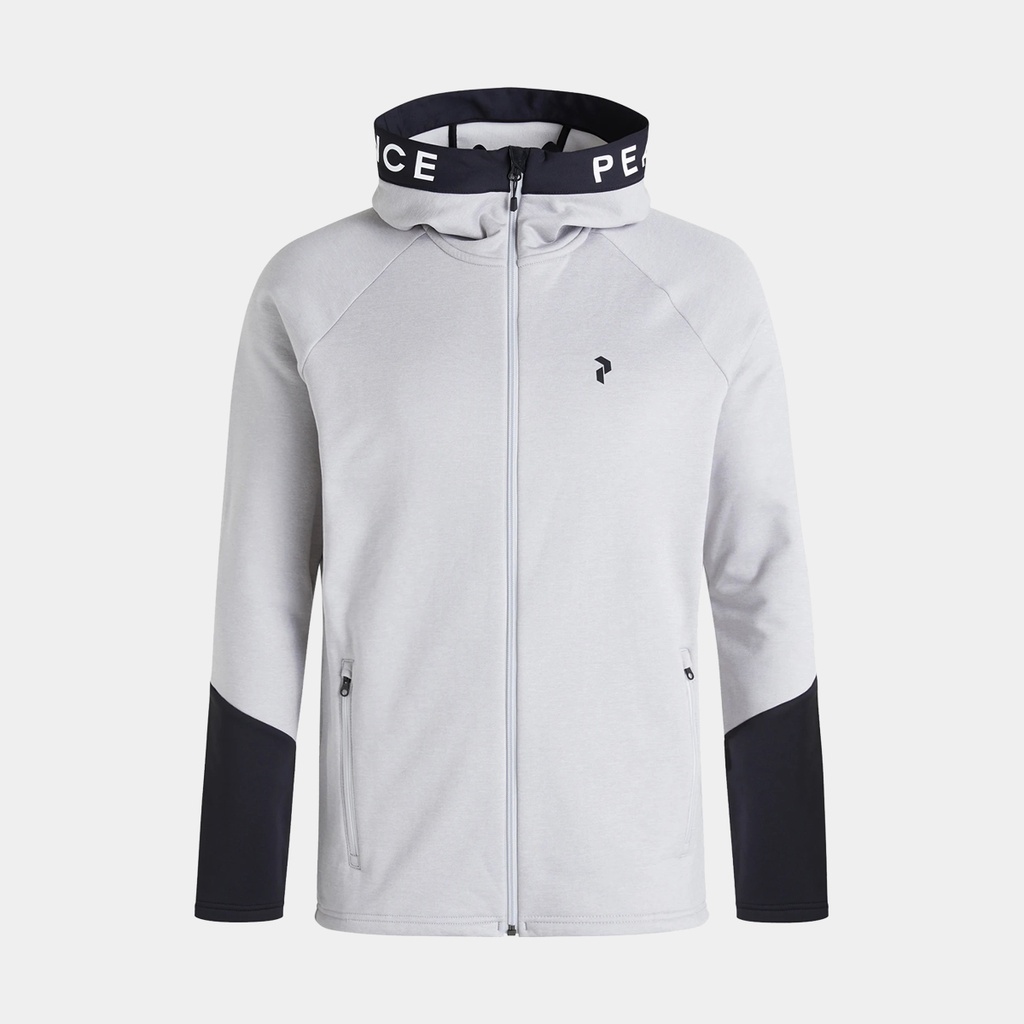 Rider Zip Hood Jacket (2024) Med Grey / Melange Black