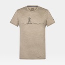 Sup Line Tee Seneca Rock Melange / Jet Black
