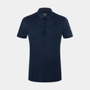 Travel Polo Blue Iris Melange