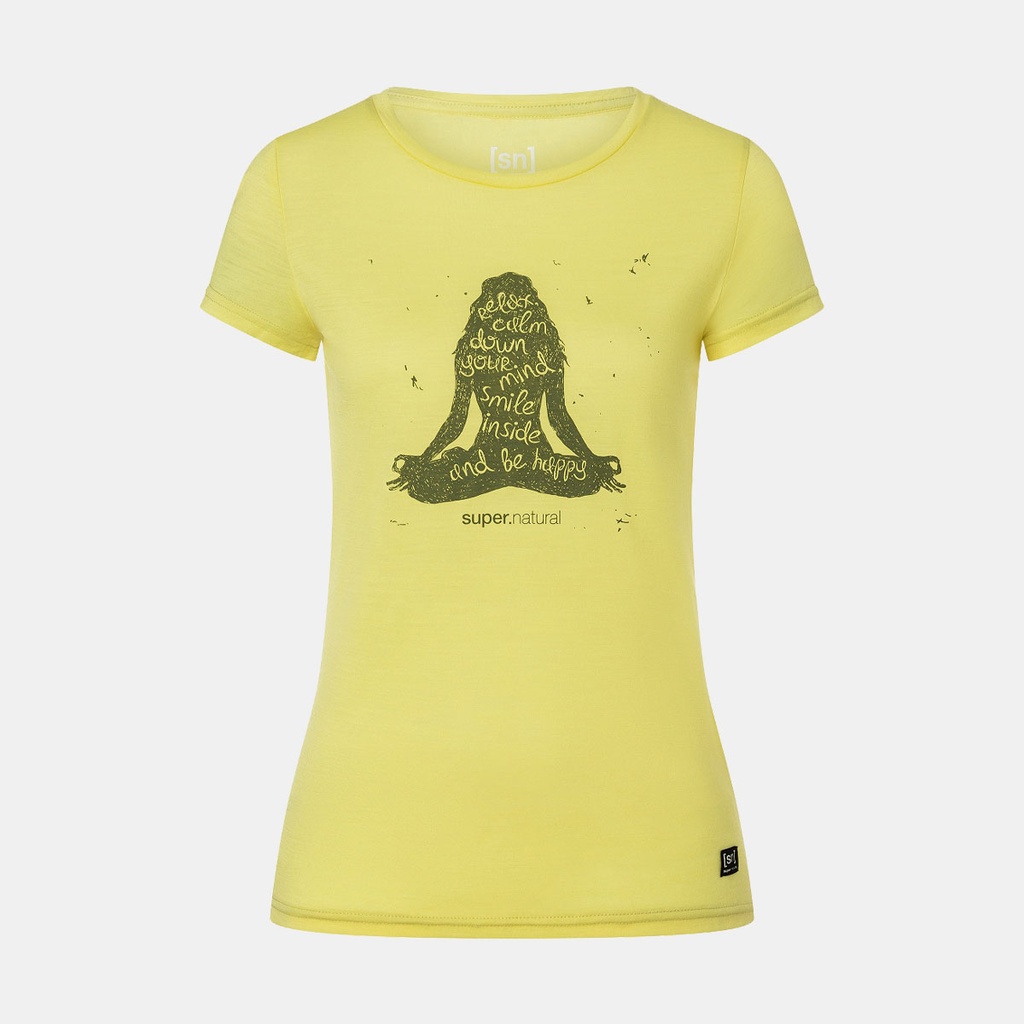 Calm Down Tee Women Charlock / Sage