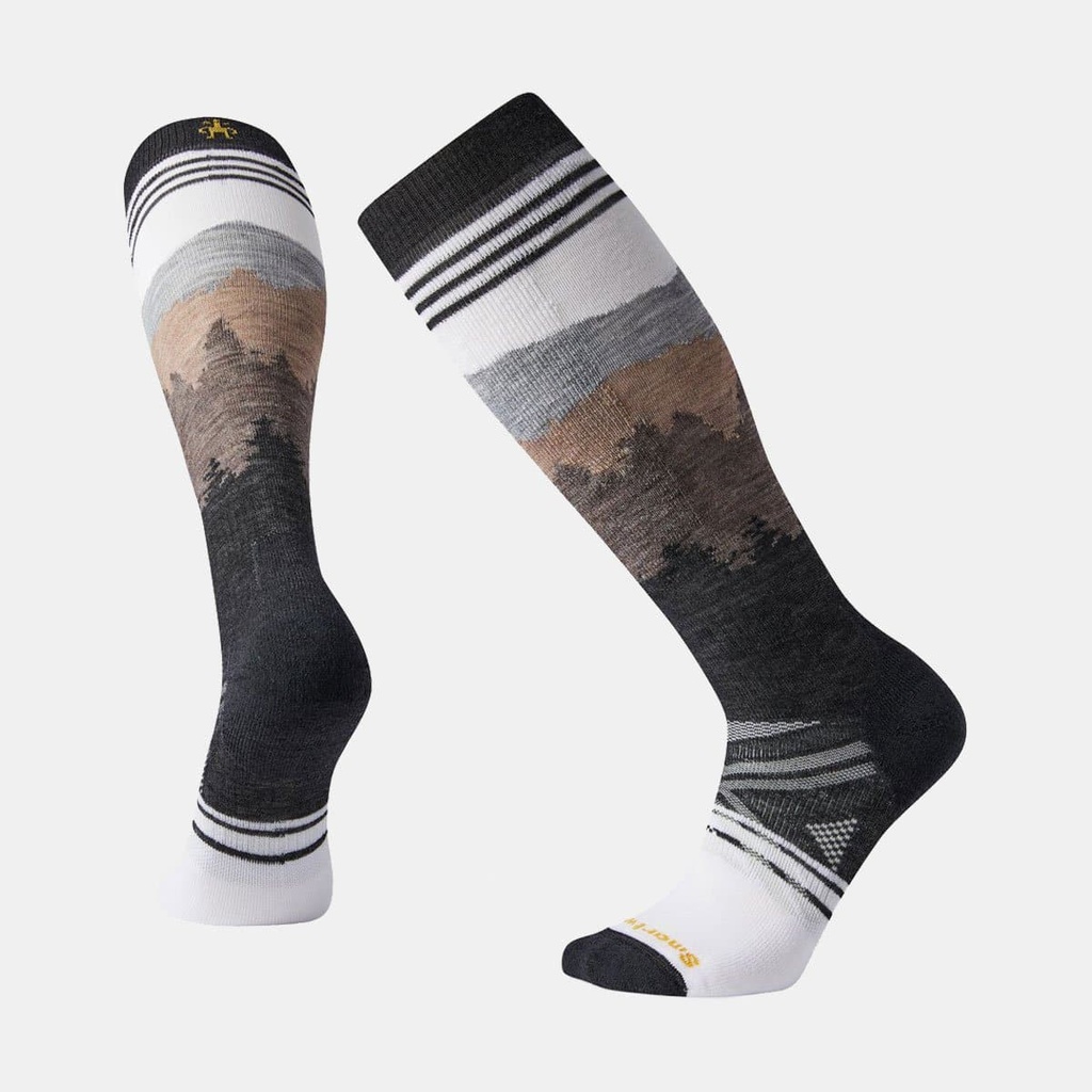 PhD Ski Medium Alpenglow Pattern White 
