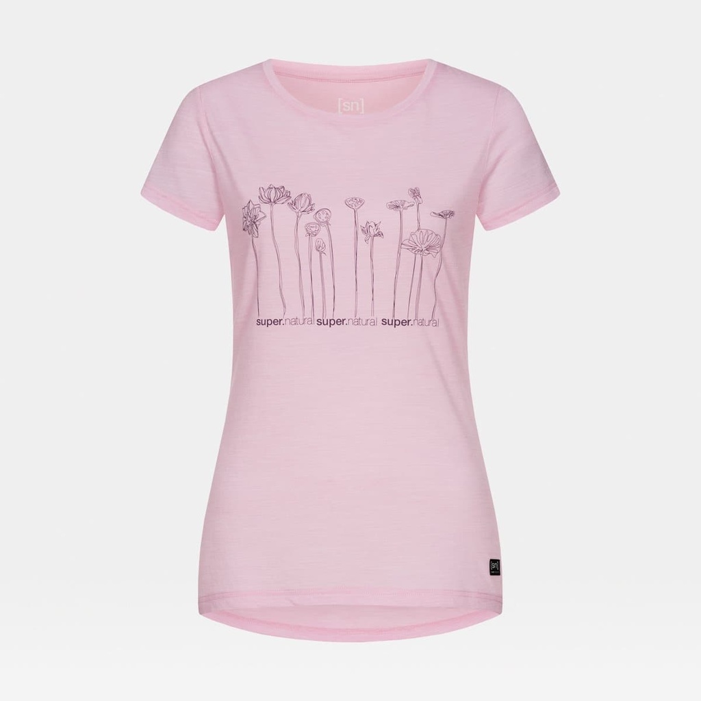 Lotus Tee Women Fairytale Melange / Berry Conserve