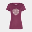 Ornamental Tee Women Amaranth Melange-Gold / Avocado