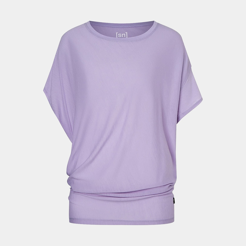 Yoga Loose Tee Women Wisteria Melange