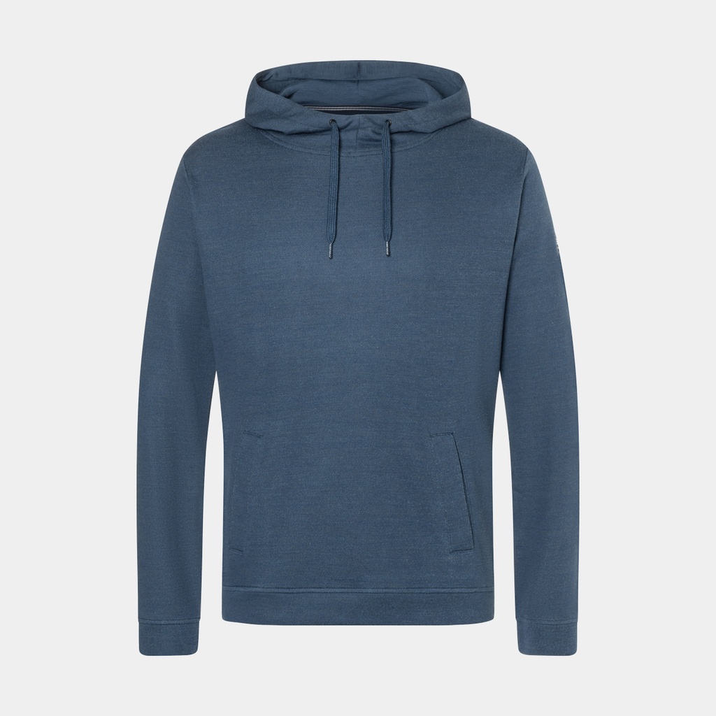 Knit Hoodie Dark Denim