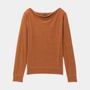 Cozy Up Aires Top Women Dark Ale Heather