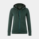 Essential Zip Hoodie Women Deep Forest