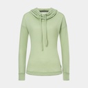 Funnel Hoodie Women Celadan Green