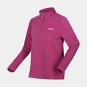 Sweethart Half Zip Lightweight Fleece Women Violet