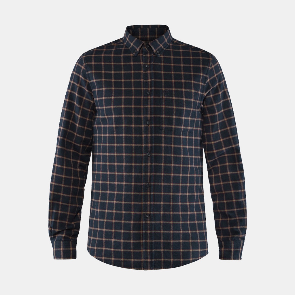 Övik Flannel Shirt Dark Navy