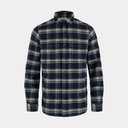 Övik Flannel Shirt Buckwheat Brown / Dark Navy
