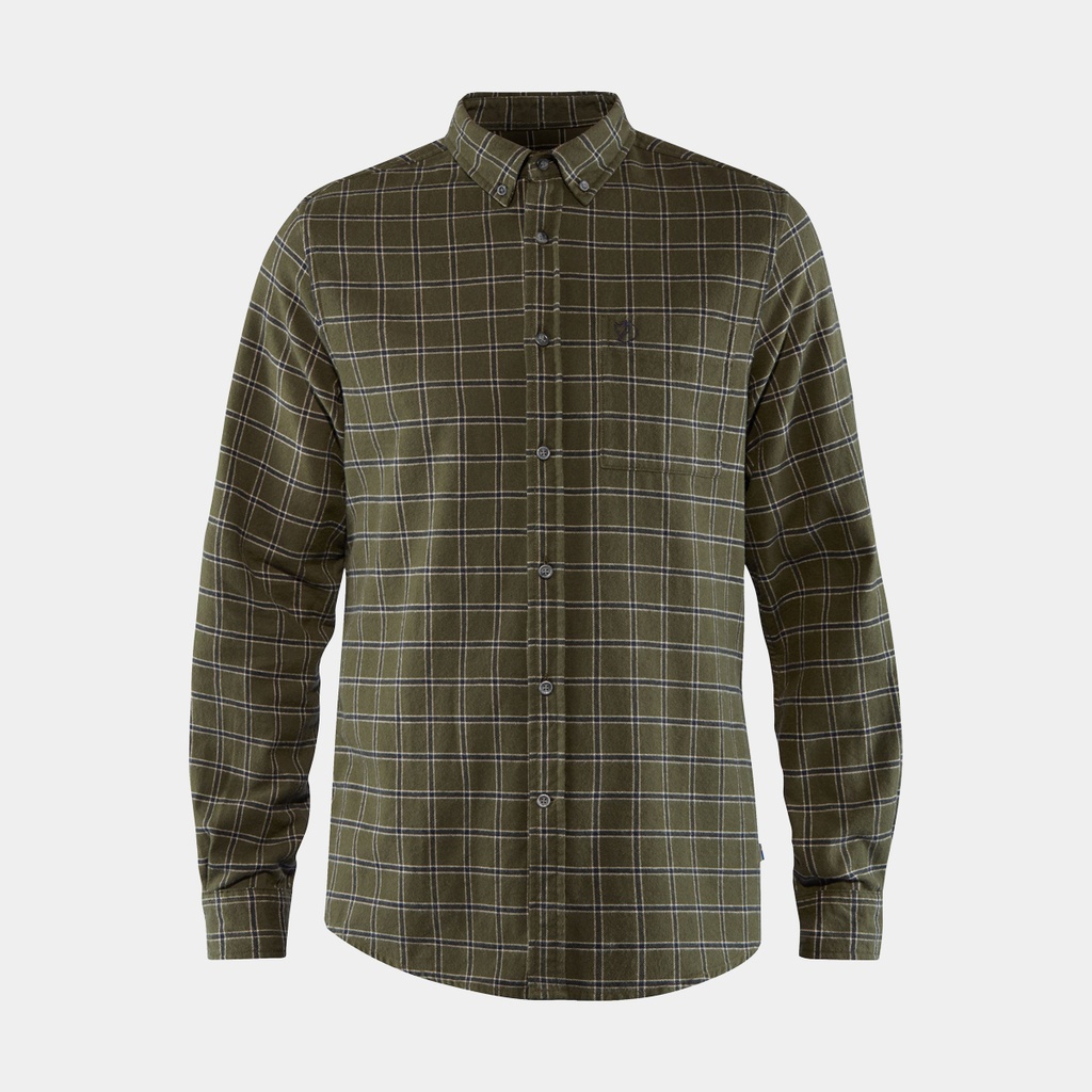 Övik Flannel Shirt Deep Forest