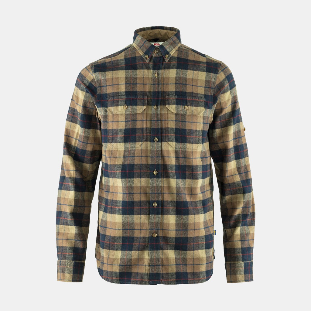 Singi Heavy Flannel Shirt Dark Sand