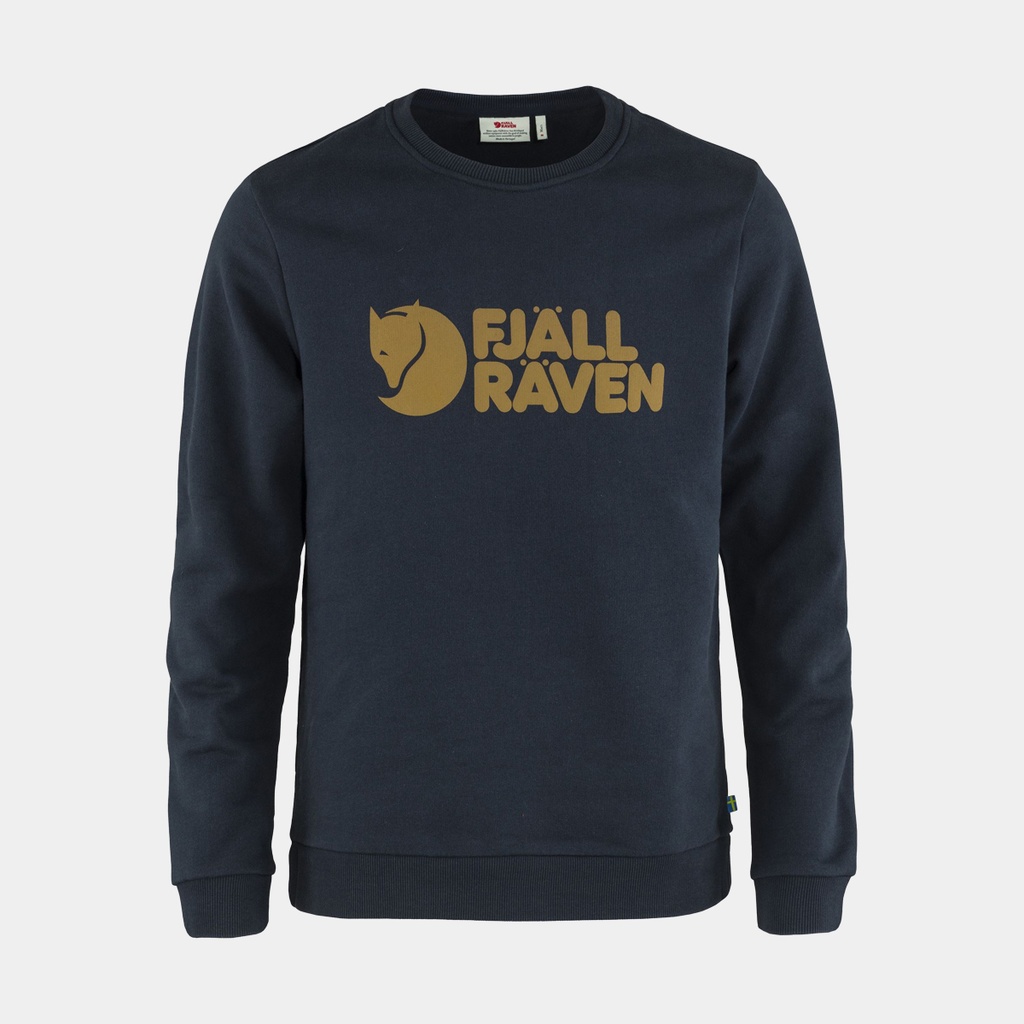 Fjällräven Logo Sweater Dark Navy
