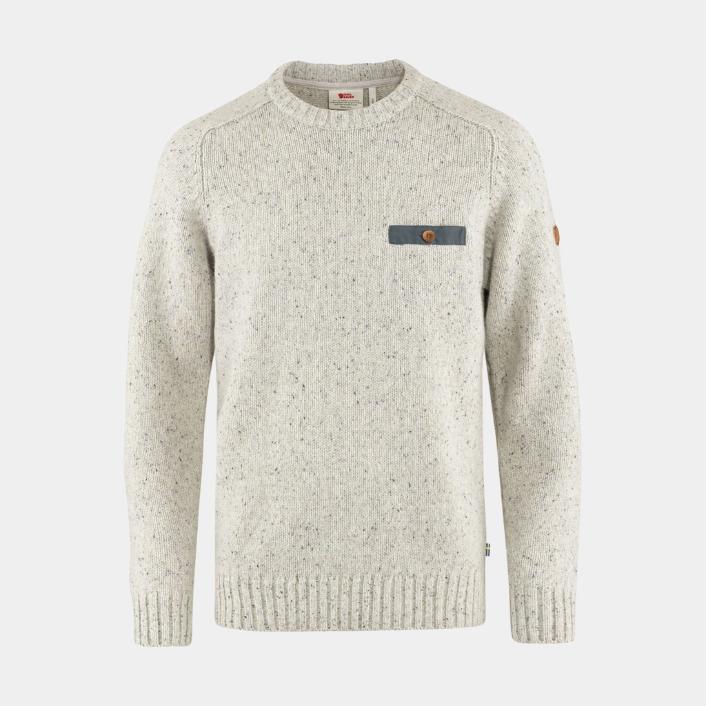 Lada Round-Neck Sweater Chalk White