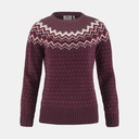 Övik Knit Sweater Women Dark Garnet