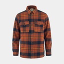 Ovik Lite Padded Shirt Autumn Leaf / Dark Navy