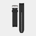 QuickFit 22 Watch Band Silicone Black