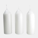 Candles Fill Up White (3pcs)