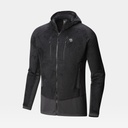 Monkey Man Grid Hooded Jacket Black