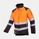 Veste Anti-Coupure HV Gris / Orange Fluo