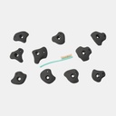 FirstLine Foot 2 (10pcs) XS-S Jet Black