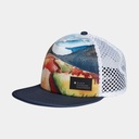 BD Hideaway Trucker Trail Print / Steel Grey