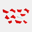 ProLine Screw-Ons 6 (10pcs) M Traffic Red
