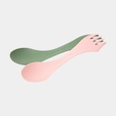 Spork Original BIO 2 pack Sandy Green / Dusty Pink