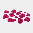 Large Holds Set Fluo Pink