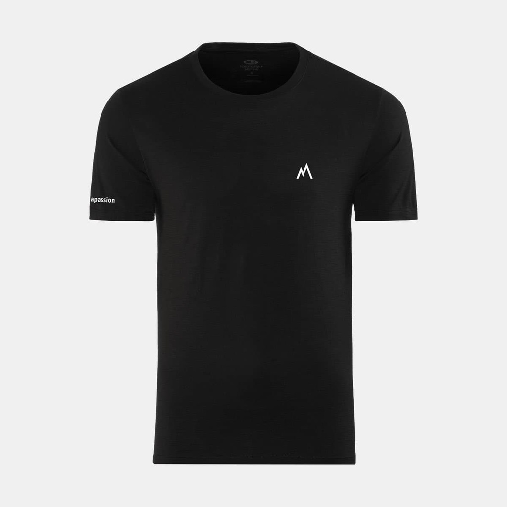 Tech Lite Short Sleeves Crewe Lecomte Noir