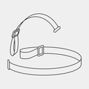 Elastique pour lampes universelles et spécialisées Noir