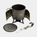 Ultralight Titanium Solid Fuel Cook System