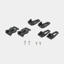 Step Adjust Oversize Hook Pair Black