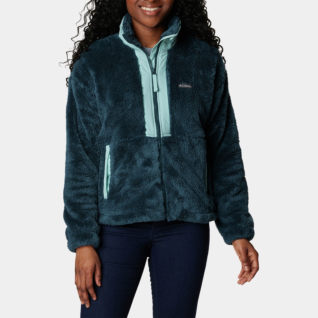 Boundless Discovery Sherpa Full Zip Women Night Wave / Aqua