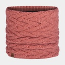 Knitted & Polar Neckwarmer Caryn Crimson