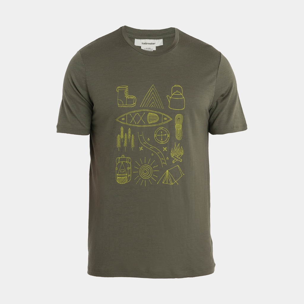 Tech Lite II Short Sleeves Merino 150 Tee Camp Essen Loden