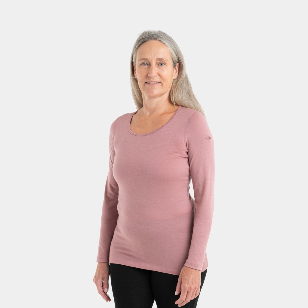 Oasis Long Sleeves Scoop 200 Women Crystal
