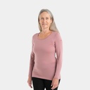 Oasis Long Sleeves Scoop 200 Women Crystal