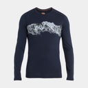 Oasis Long Sleeves Crewe Remarkables Merino 200 Midnight Navy