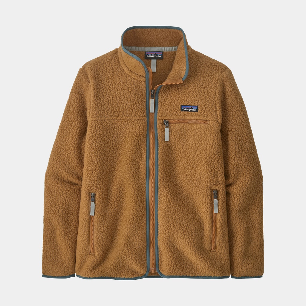 Retro Pile Jacket Women Nest Brown w/Nouveau Green