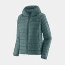 Down Sweater Hoody Women Nouveau Green