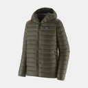 Down Sweater Hoody Basin Green