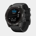 Fenix 7X Pro Solar Sapphire Titanium Carbon Grey DLC w/ Black Band