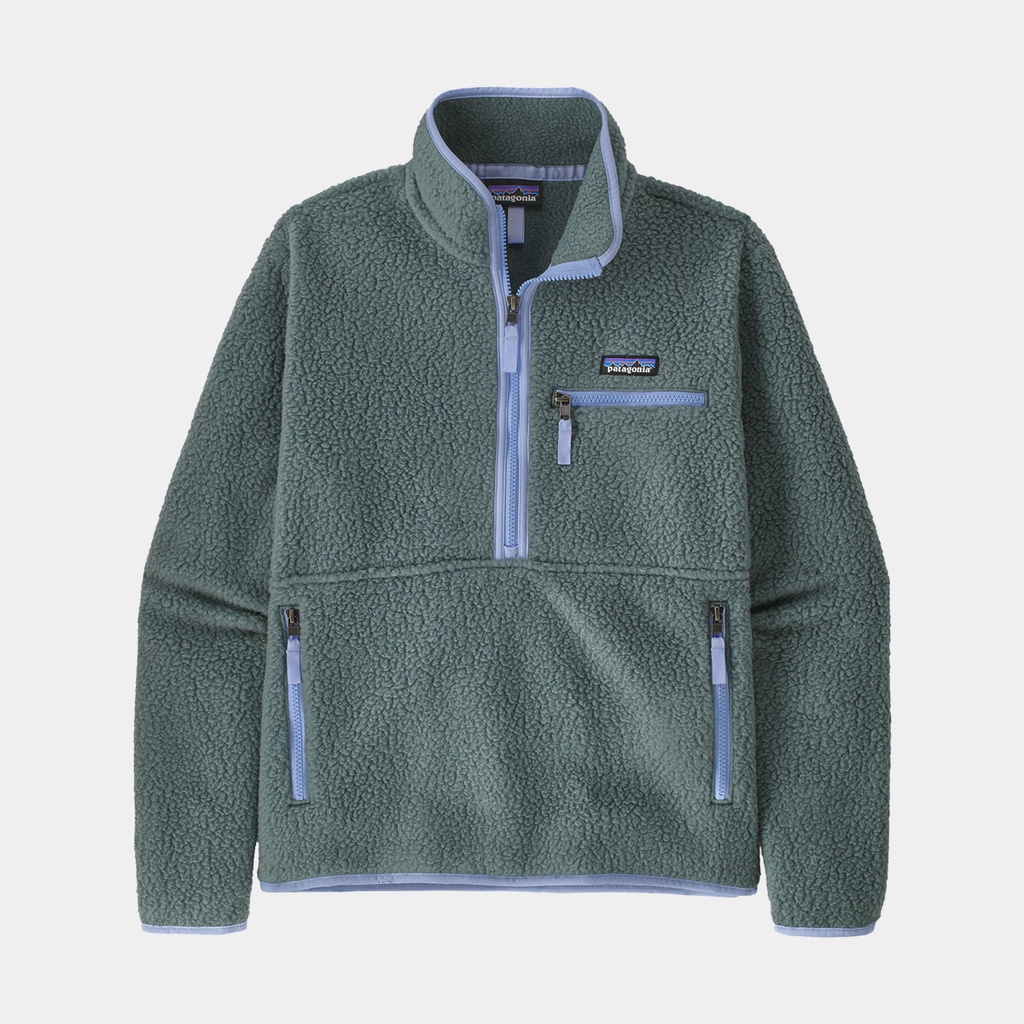 Retro Pile Fleece Marsupial Women Nouveau Green
