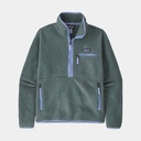Retro Pile Fleece Marsupial Women Nouveau Green